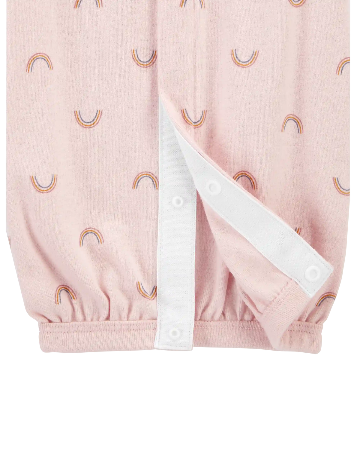 Baby Girl Preemie Rainbow Cotton Sleeper Gown
