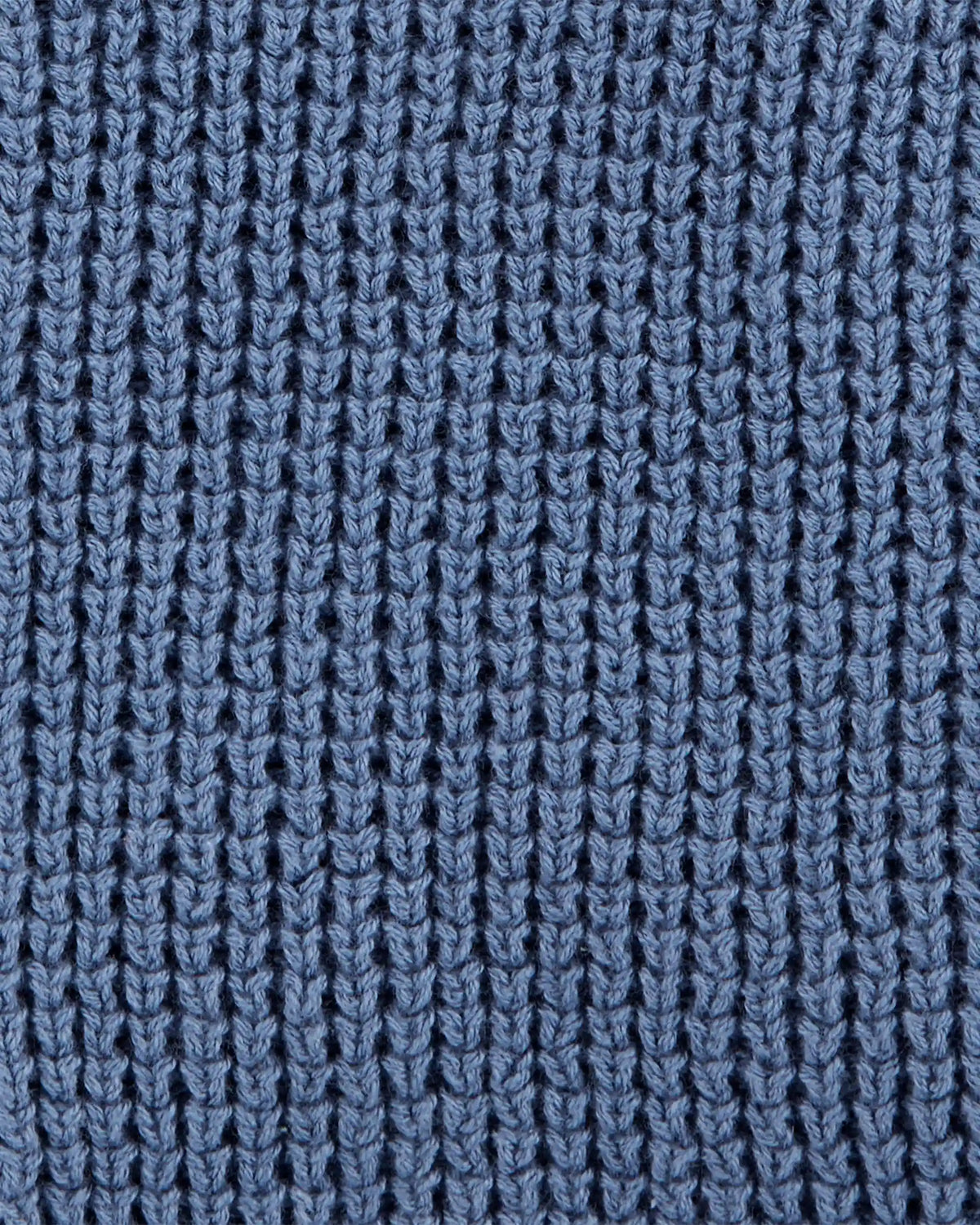 Baby Hooded Waffle Knit Cardigan - Navy Blue