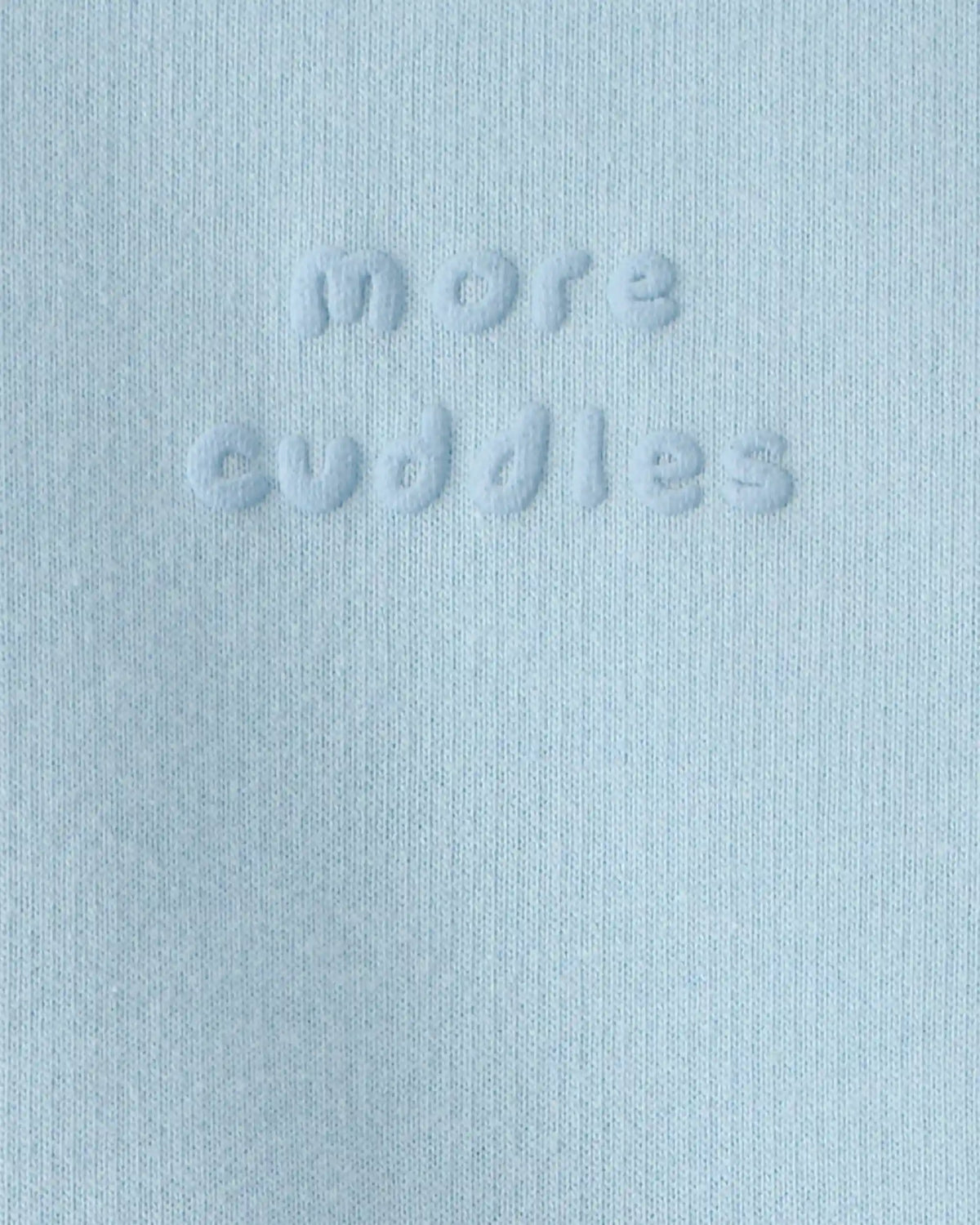 Baby 'More Cuddles' French Terry Pullover Sweatshirt - Blue