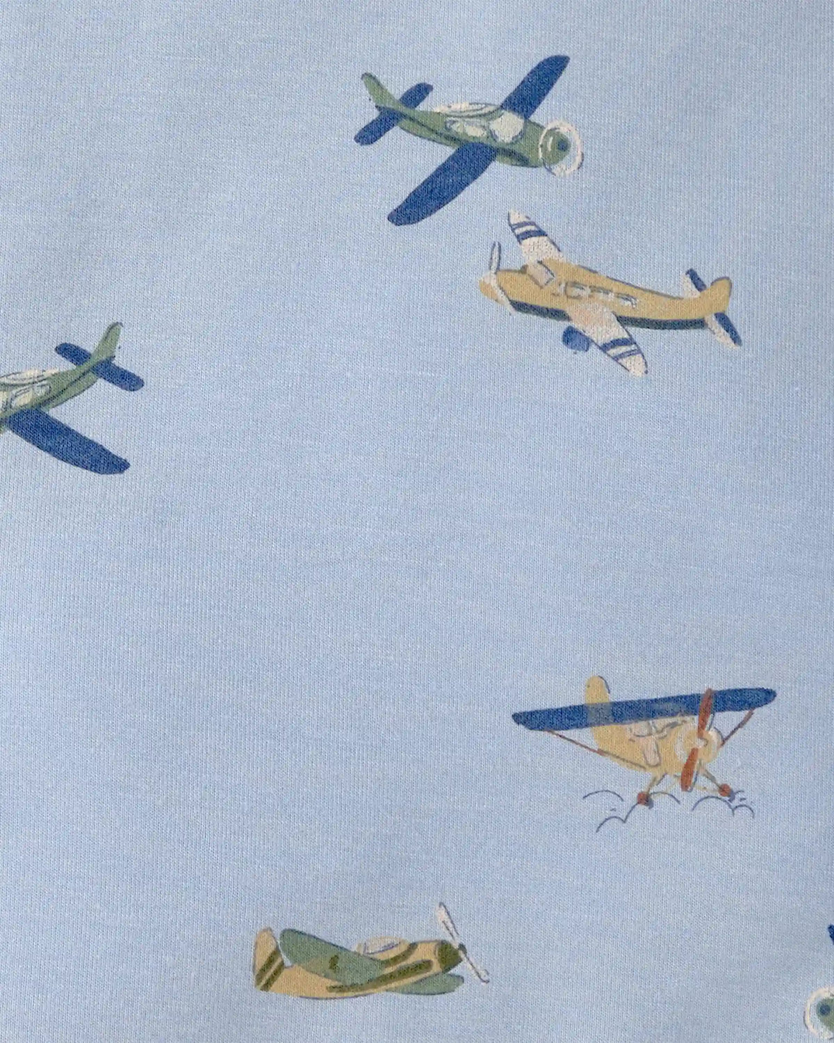 Baby Boy Plane 2-Way Zip PurelySoft Wearable Blanket - Blue