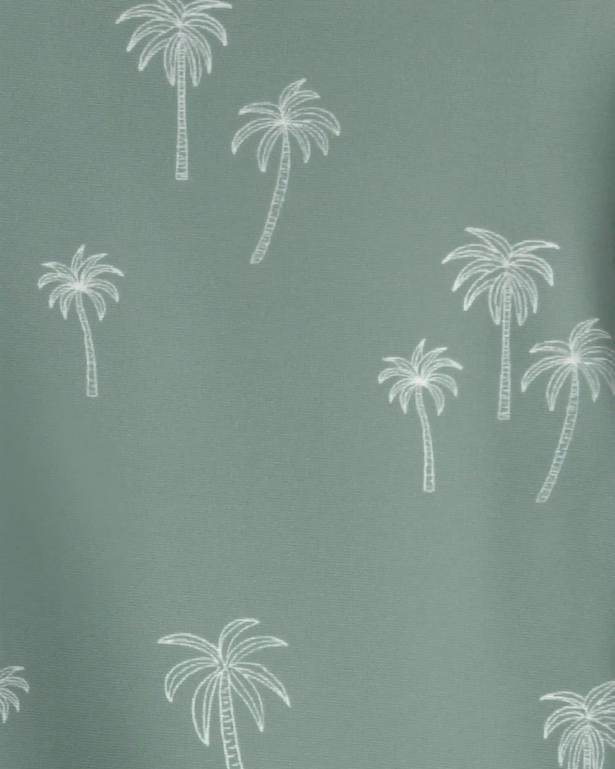 Baby Boy Recycled Long-Sleeve Rashguard Swimsuit in Palm Tree