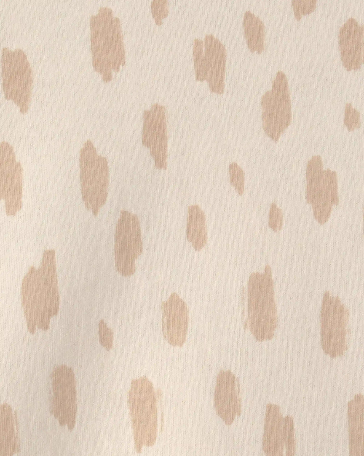 Baby Girl Dot Relaxed Peplum Top - Cream