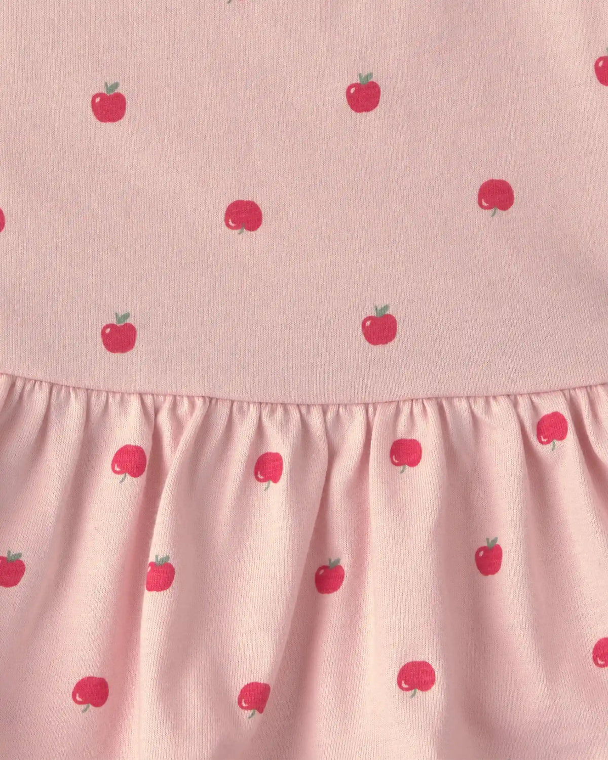 Baby Girl 2-Piece Apple Bodysuit & Pant Set - Pink