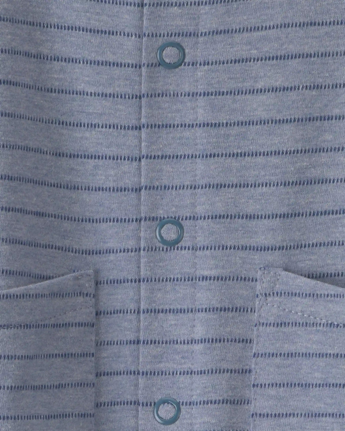 Baby Boy Striped Jumpsuit - Blue