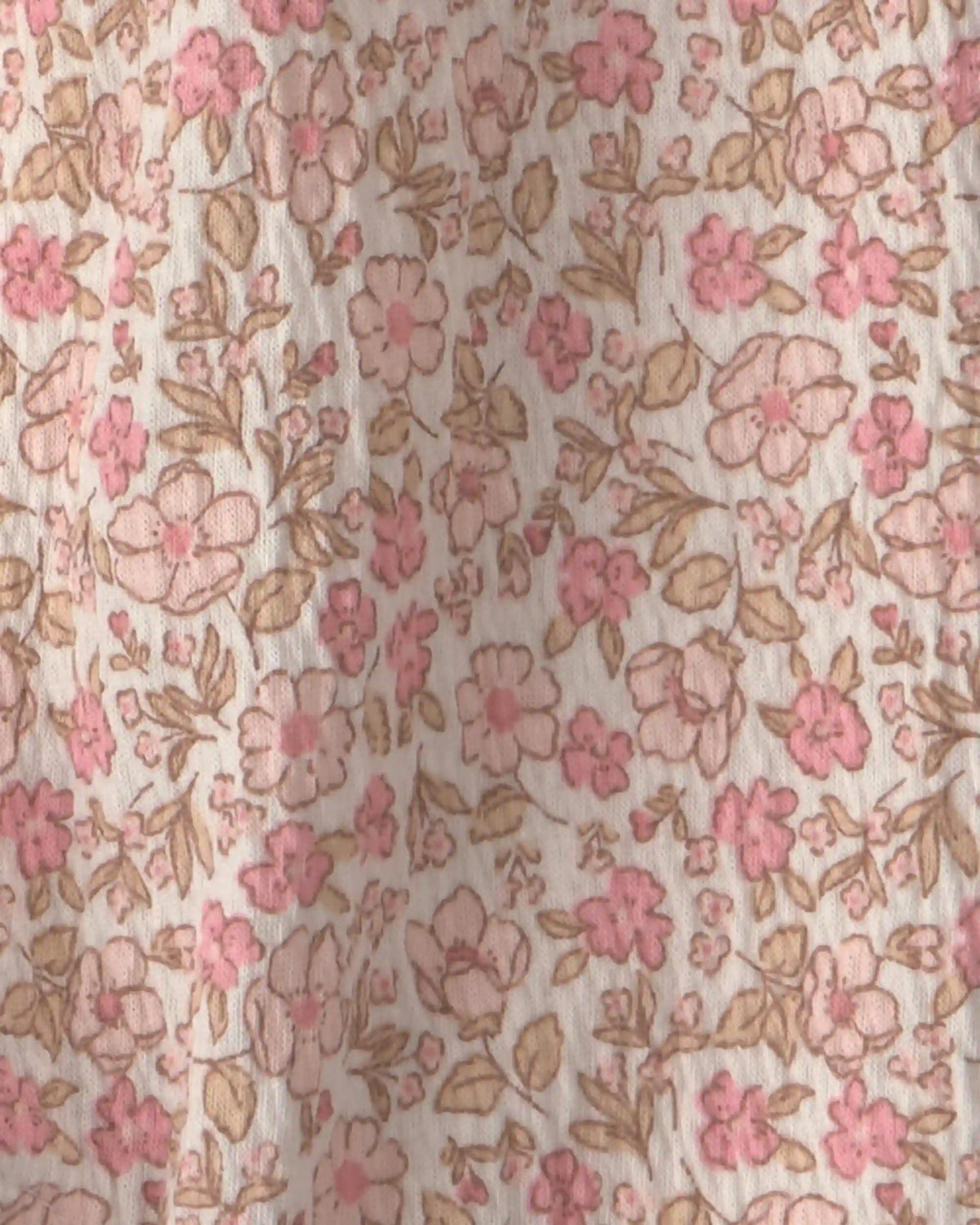 Baby Girl Floral Jumpsuit - Pink