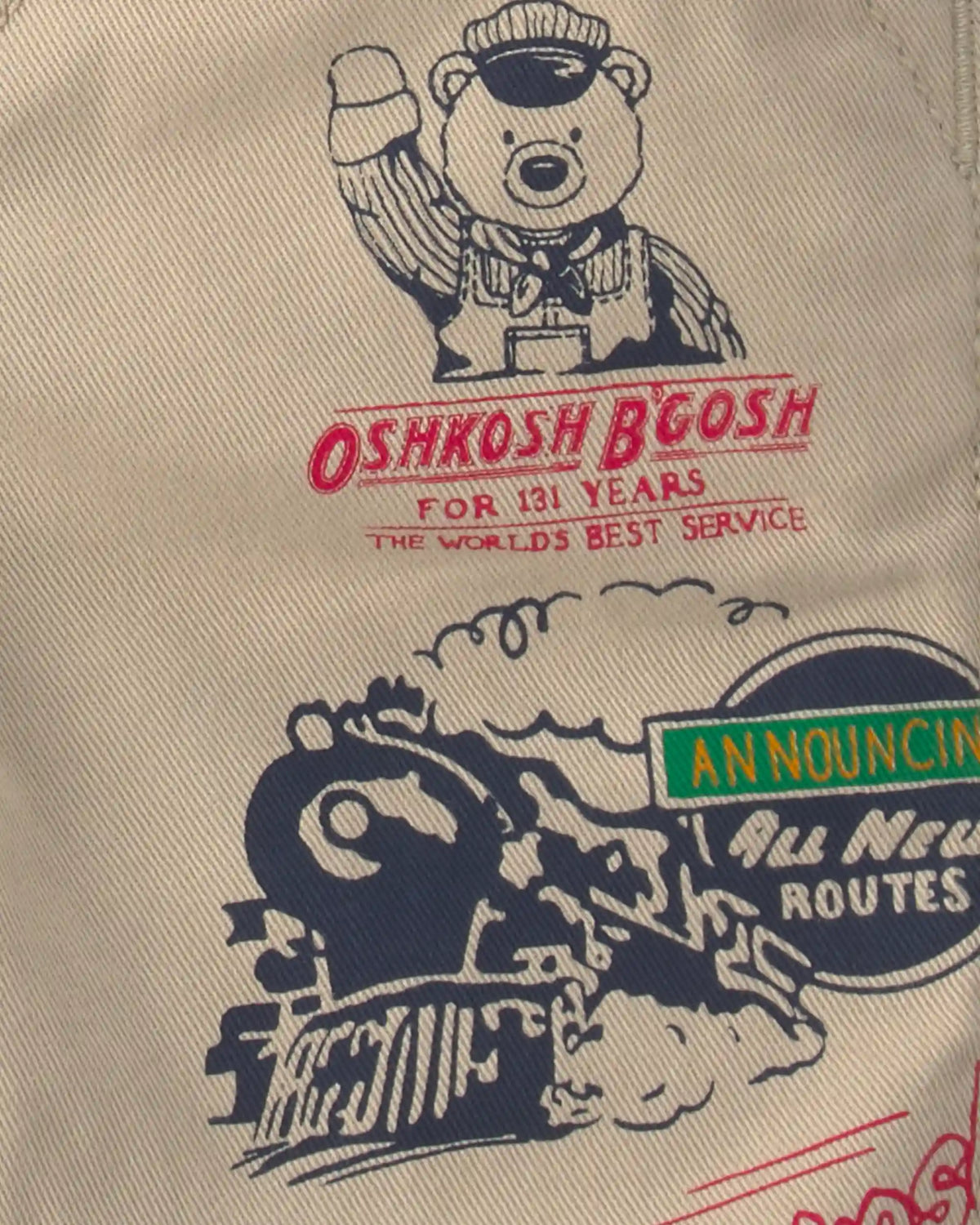 Baby Train Overalls - Khaki