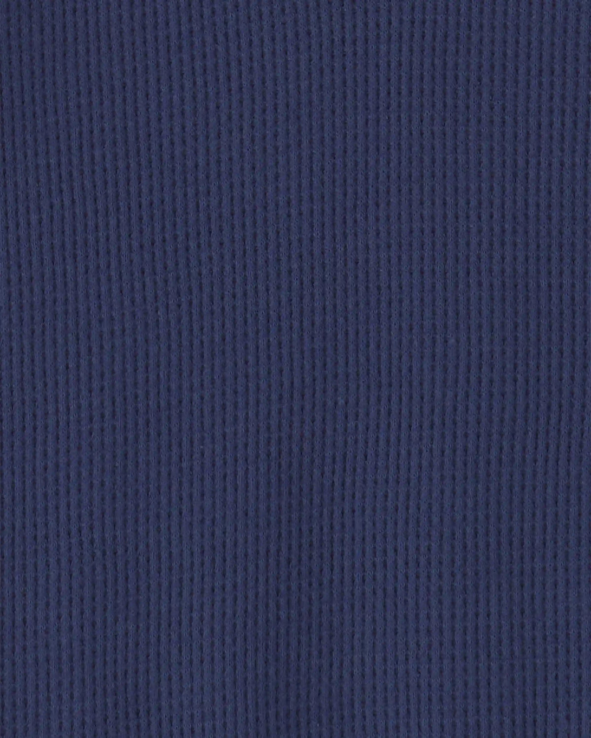 Baby Boy Thermal Long-Sleeve Hooded Bodysuit - Navy Blue