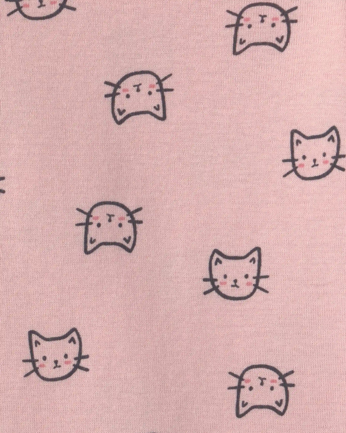 Baby Girl 3-Piece Cat Hooded Layering Set - Grey/Pink