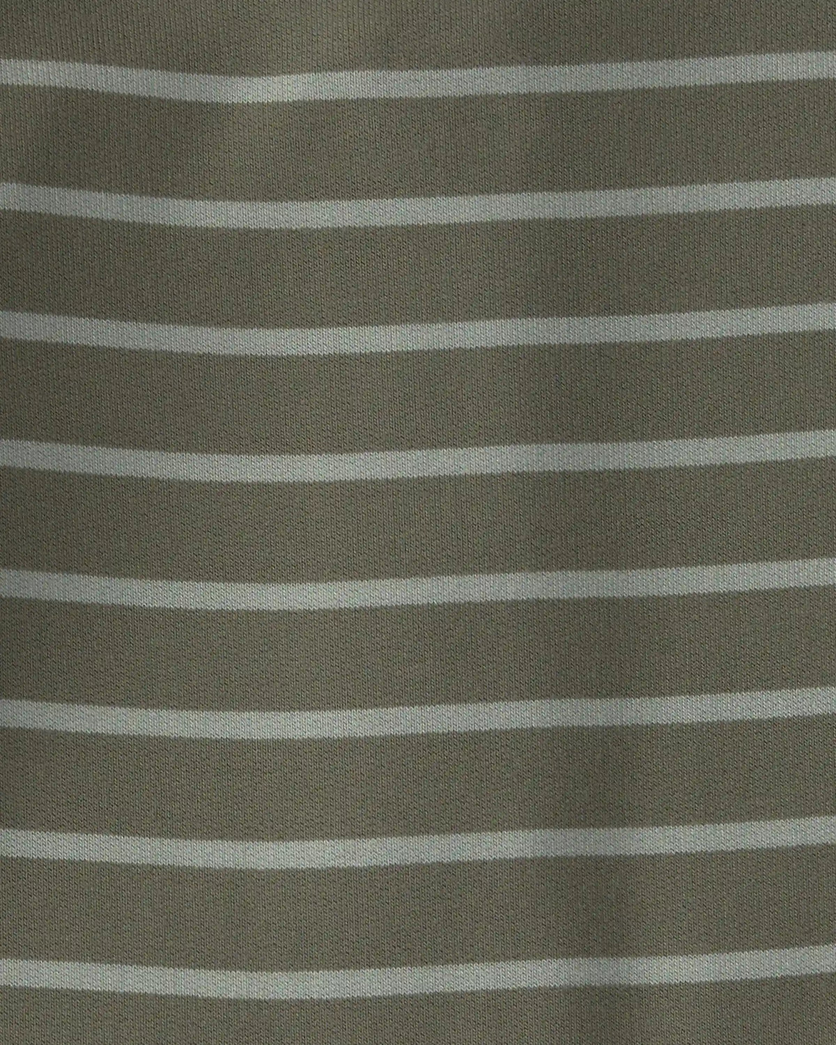 Baby Boy Striped PurelySoft™ Long-Sleeve Jumpsuit - Olive Green