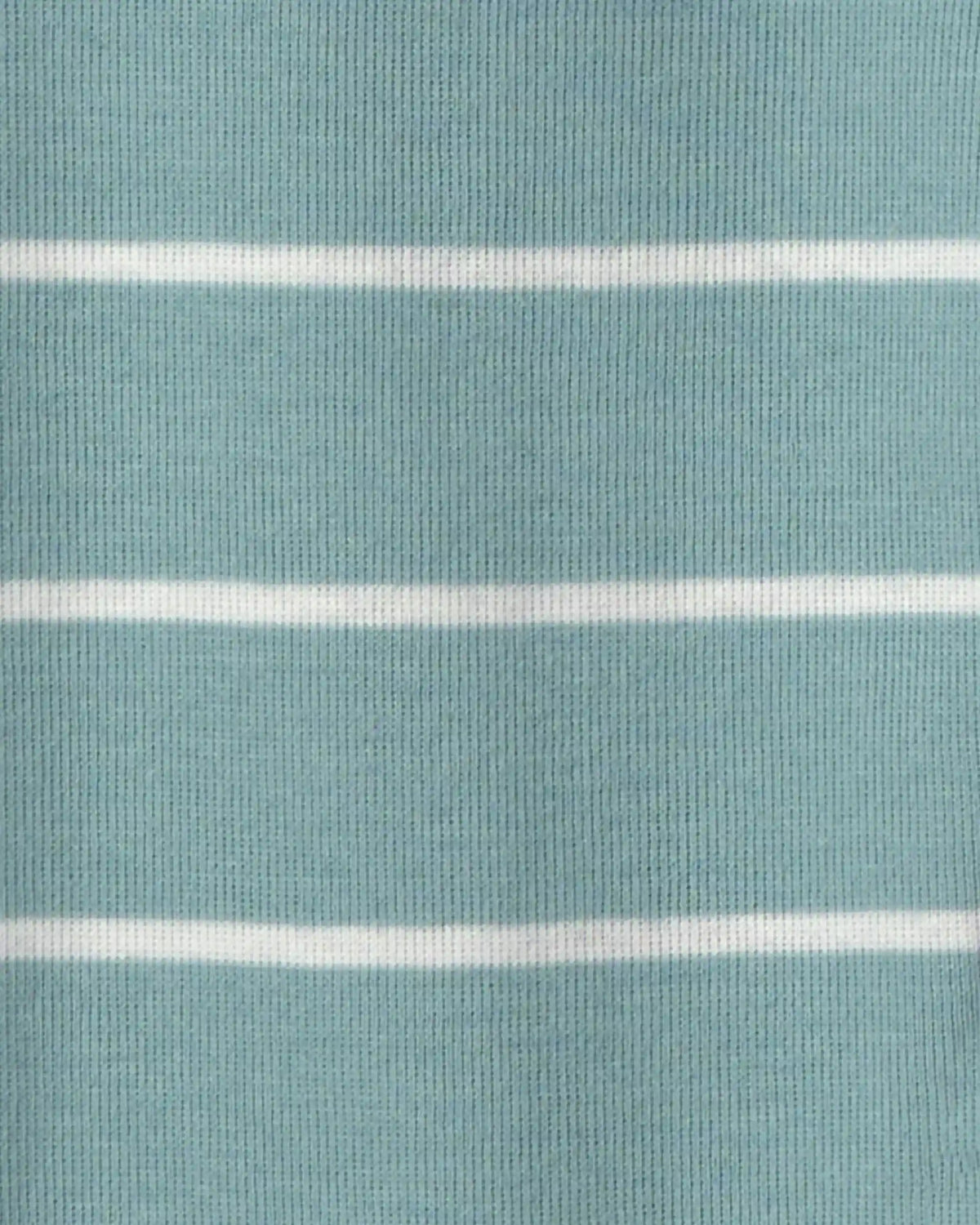 Baby Boy 4-Piece Monster 100% Cotton Snug Fit Pajama Set - Teal/Cream