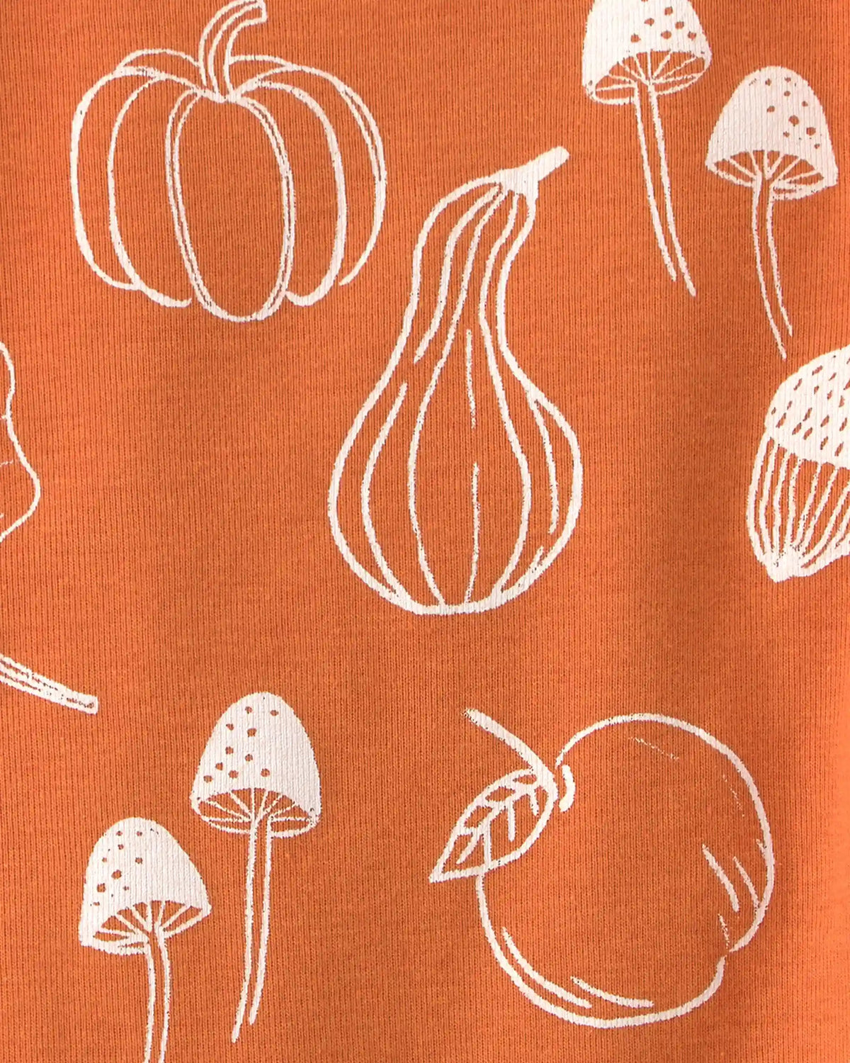 Baby 2-Piece Organic Cotton Pajamas in Autumn Gourds