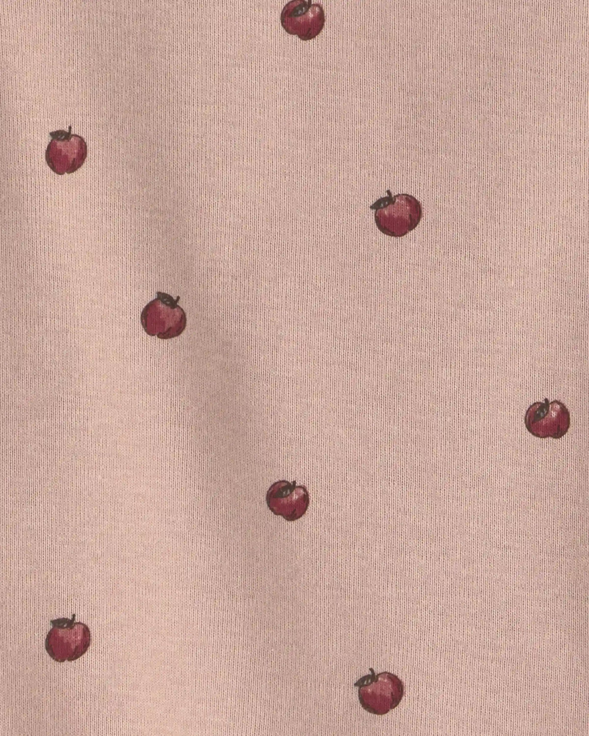 Baby Girl 2-Piece Organic Cotton Pajamas in Apples