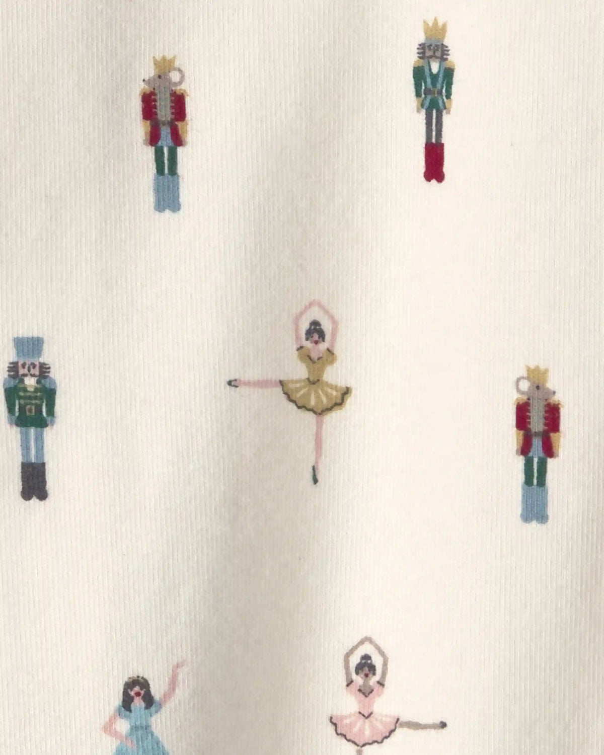Baby Organic Cotton Jumpsuit in Nutcracker