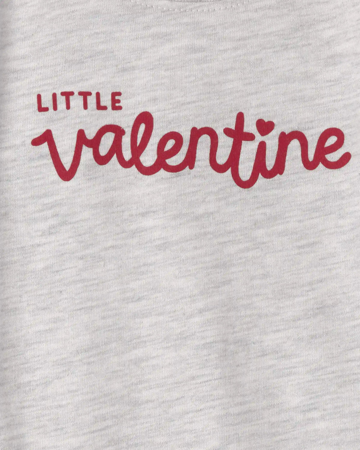 Baby 'Little Valentine' Long-Sleeve Graphic Bodysuit - Grey