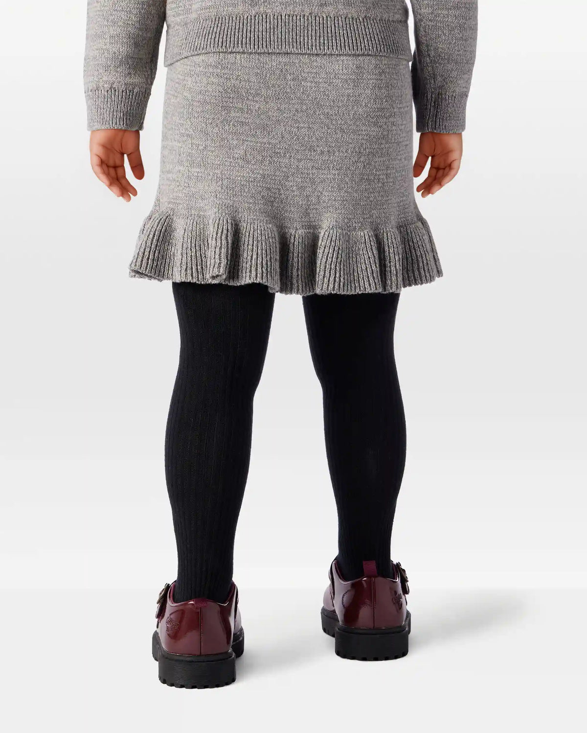 Toddler Girl 100% Cotton Skirt - Grey