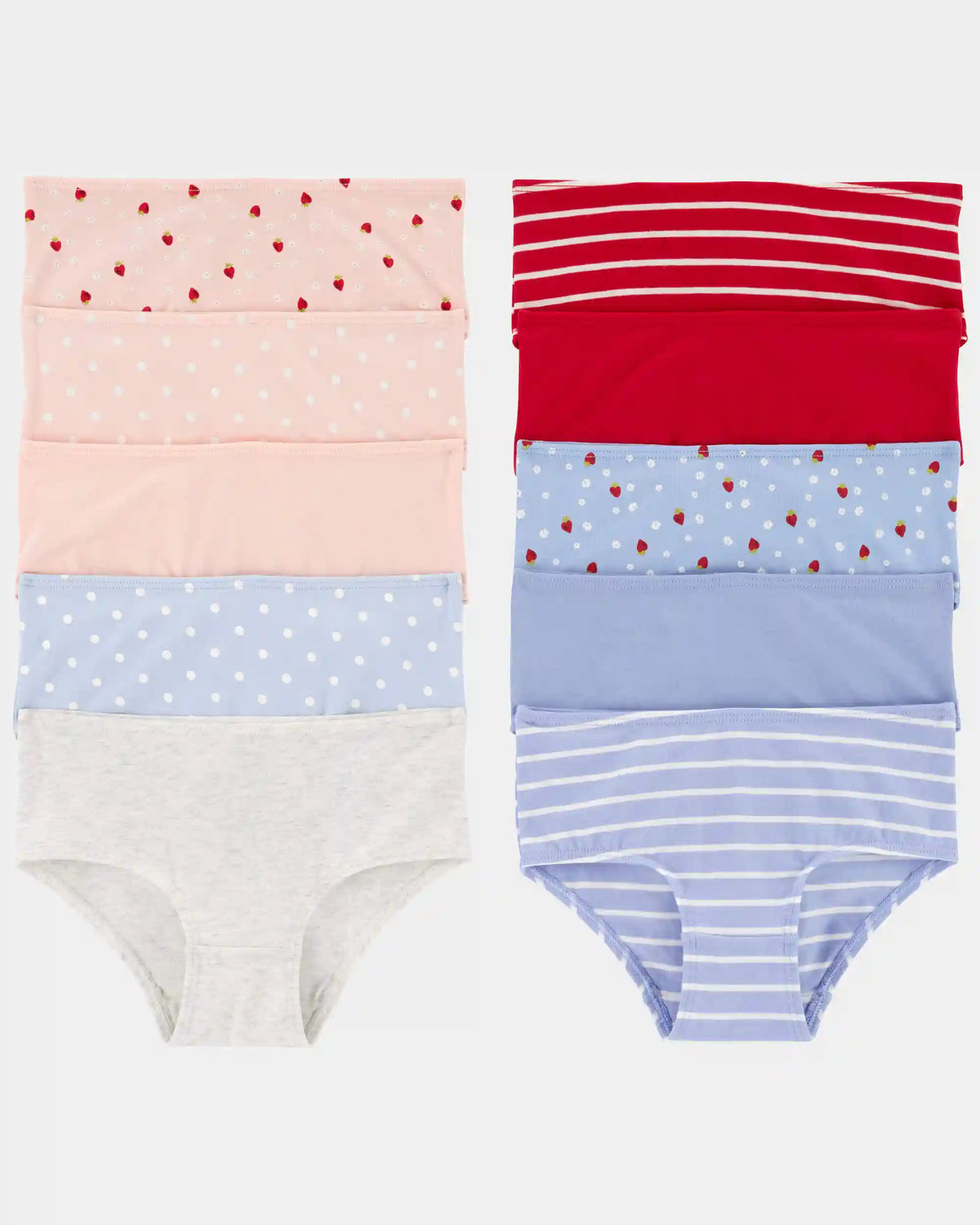 Toddler Girl 10-Pack Strawberry Print Brief Underwear