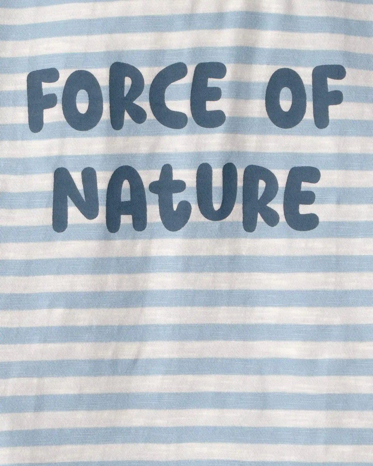 Toddler Organic Cotton 'Force of Nature' Tee in Stripes