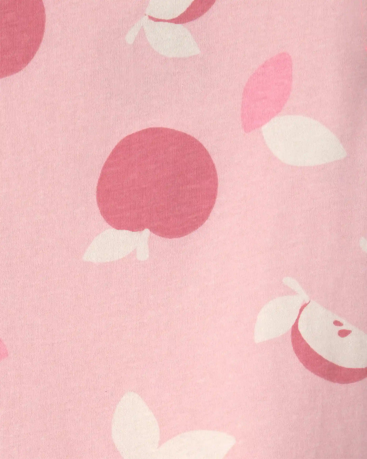 Toddler Girl Apple Relaxed Peplum Top - Pink