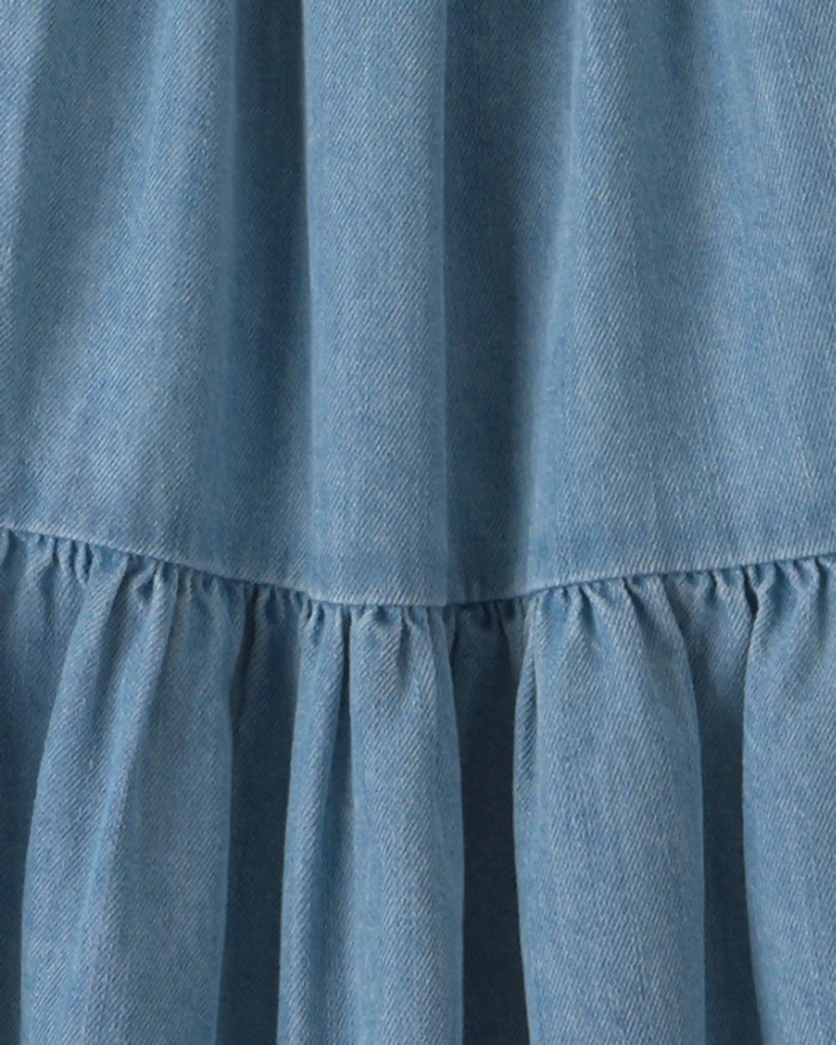 Toddler Girl Chambray Sleeveless Dress