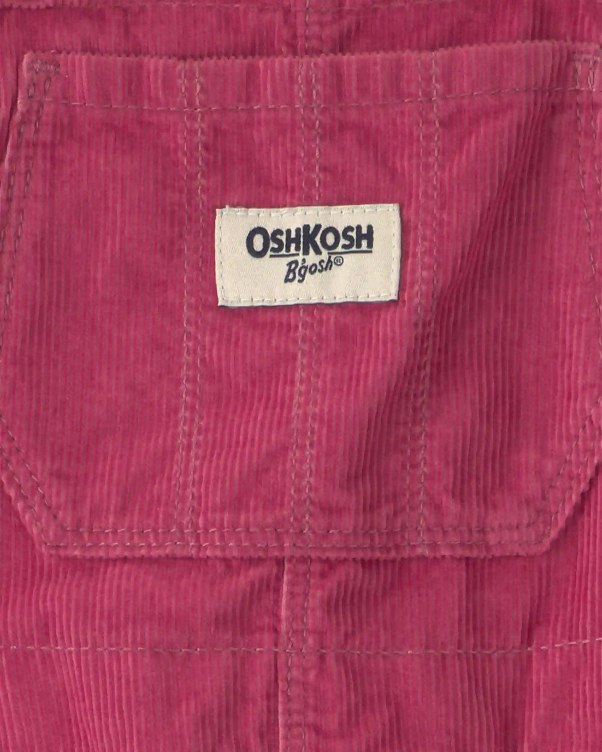 Toddler Girl Corduroy Overalls - Purple