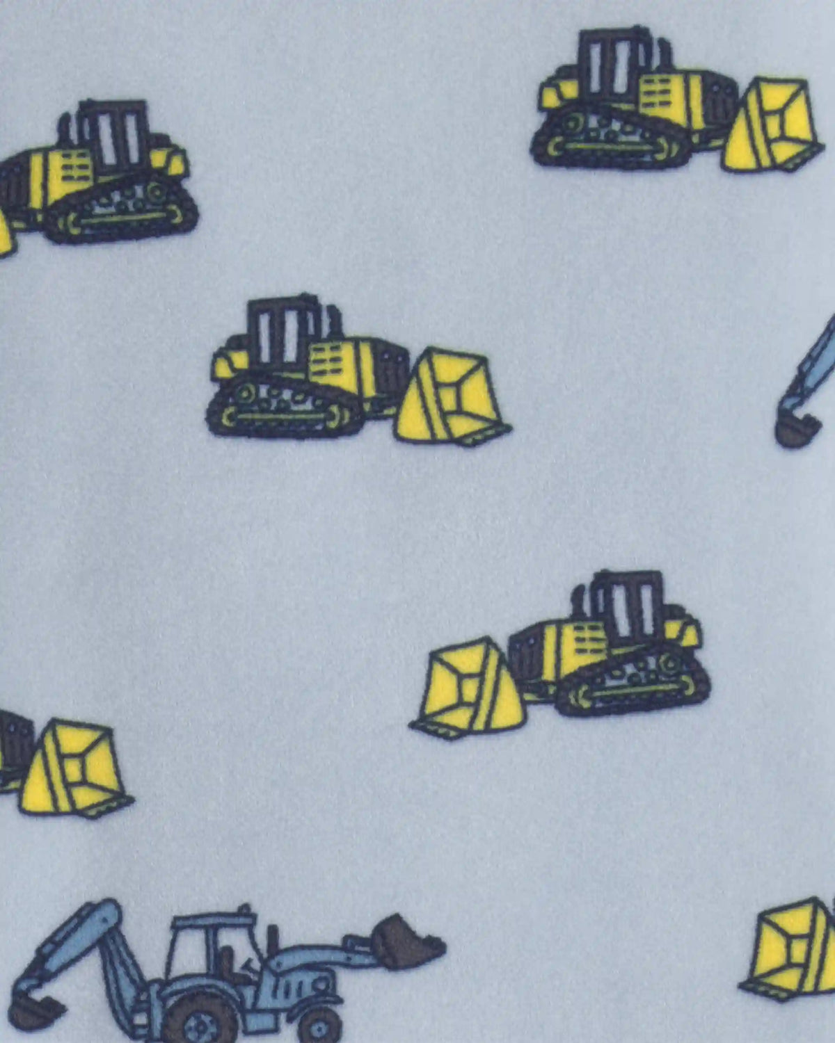 Toddler Boy 2-Piece Construction DreamPlush Snug Fit Pajama Set - Blue