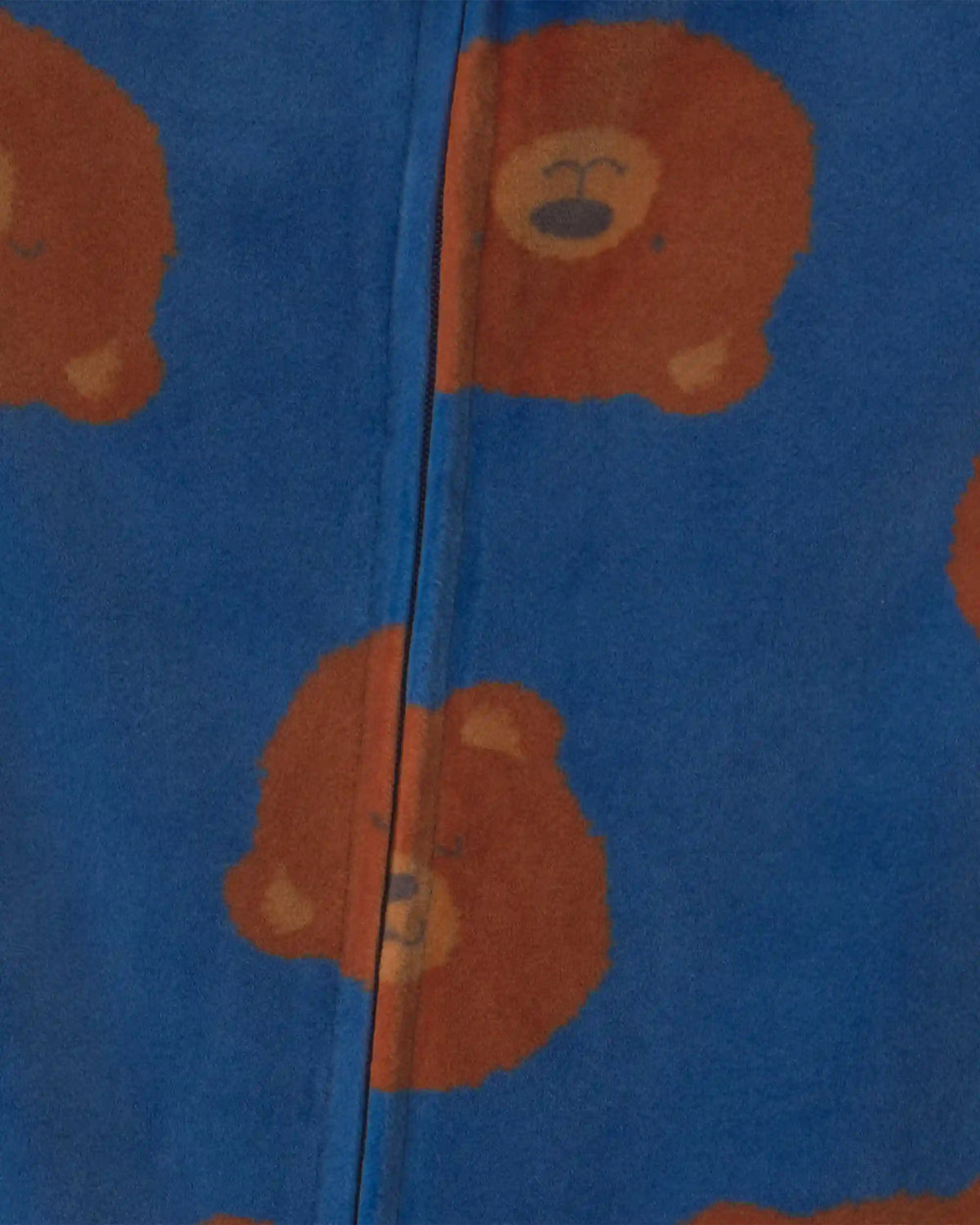 Toddler Boy 1-Piece Bear DreamPlush Snug Fit Pajama - Navy Blue
