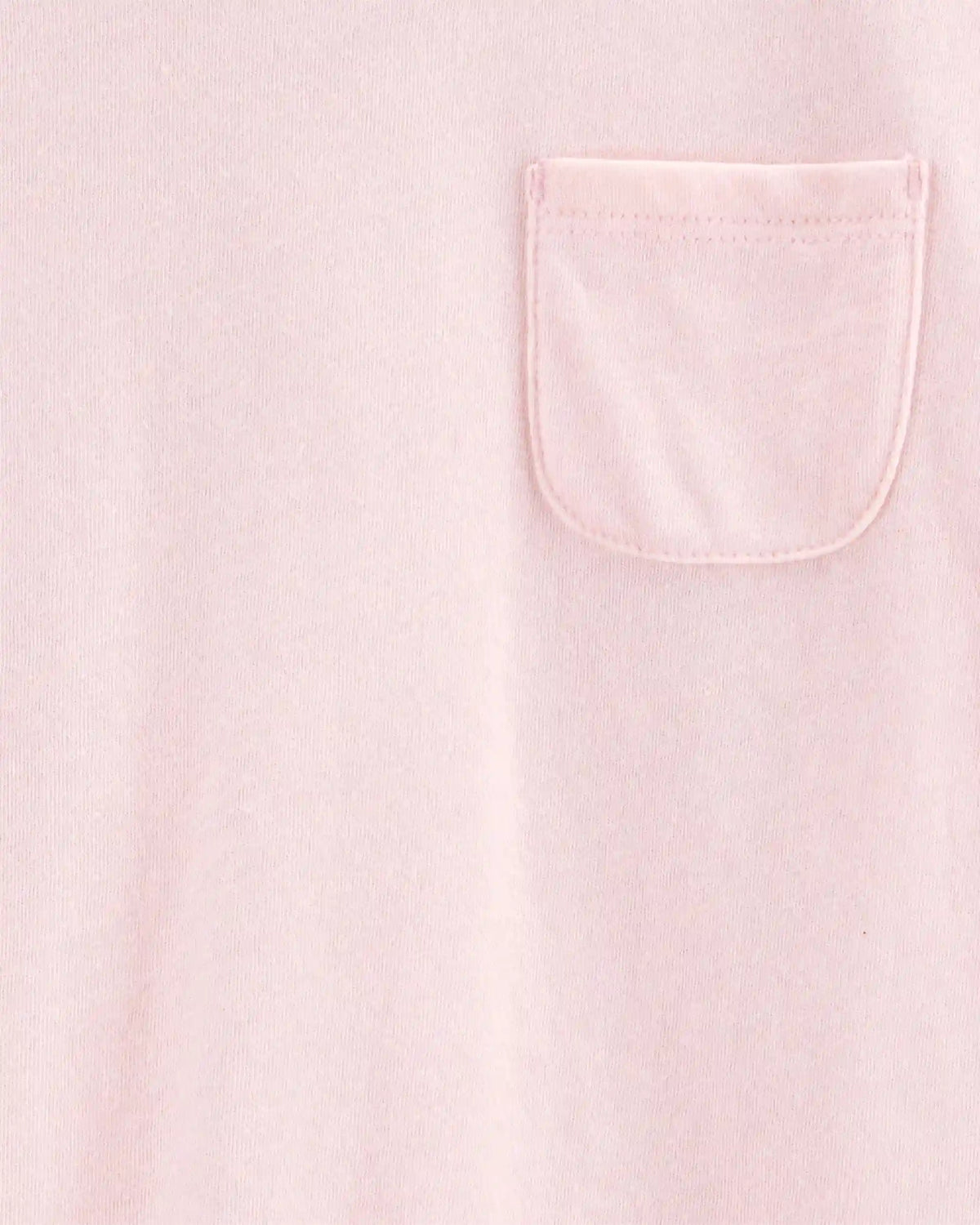 Kid Solid Short-Sleeve Fashion Top - Pink