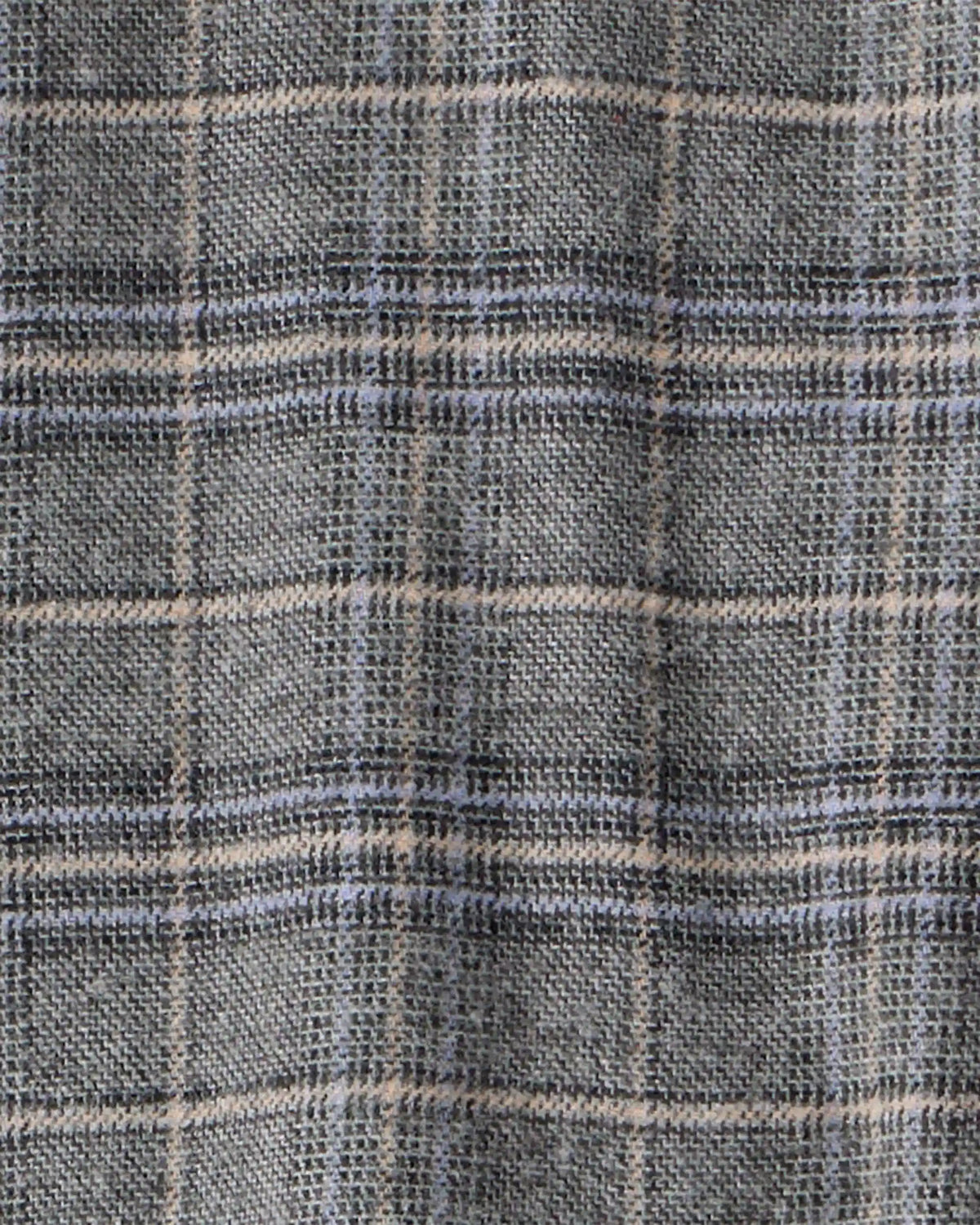 Girls Plaid Cotton Long-Sleeve Fashion Jacket - Grey