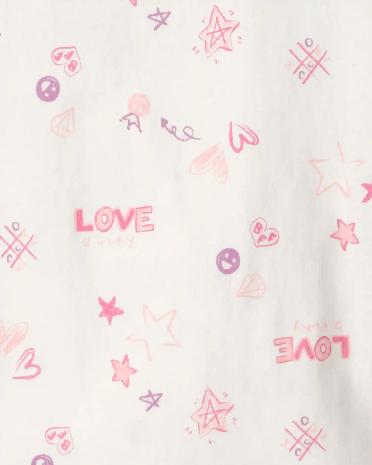 Girls 'Love' Top - Ivory
