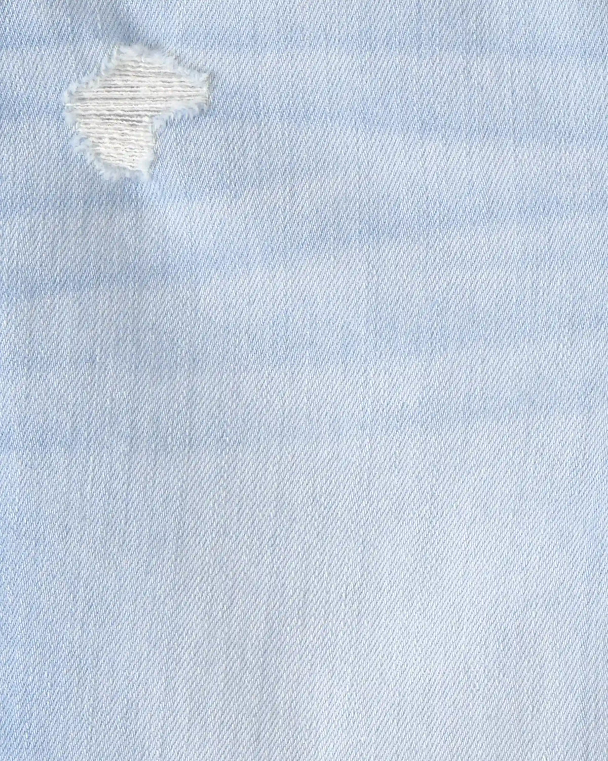 Girls Frayed Denim Skimmer Shorts - Light Wash
