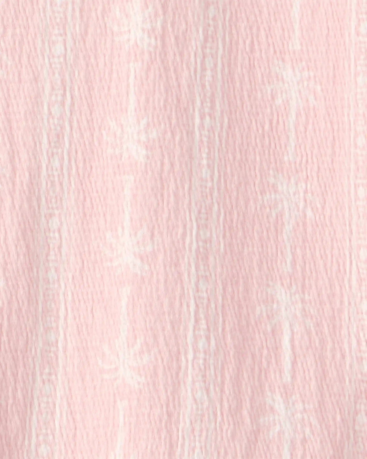 Girls Palm Tree Crinkle Top - Pink