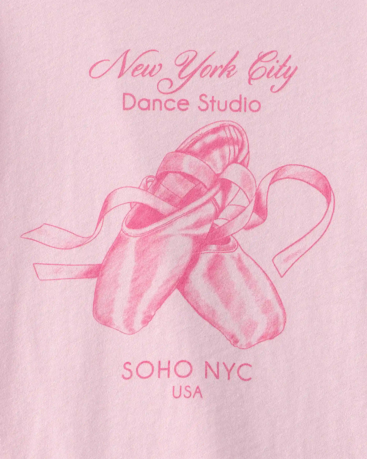 Girls Ballet Graphic Tee - Pink
