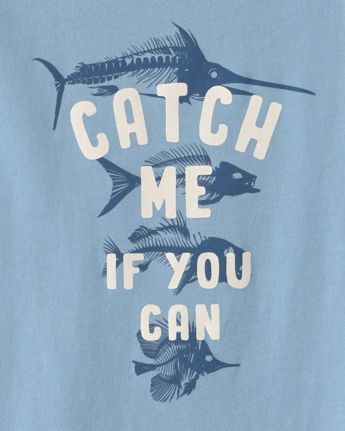Boys Fish Graphic Tee - Blue