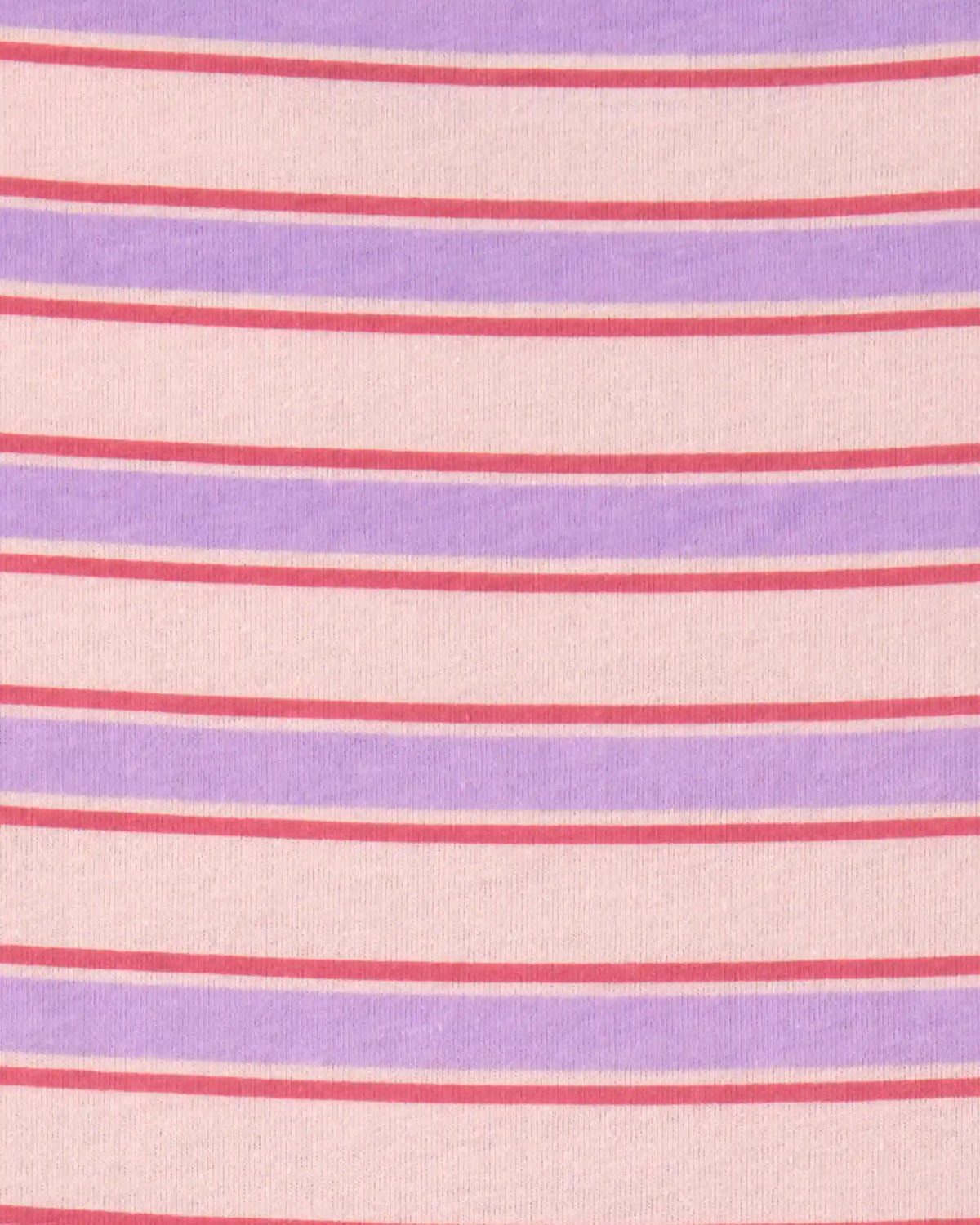 Girls Striped Short-Sleeve Dress - Pink