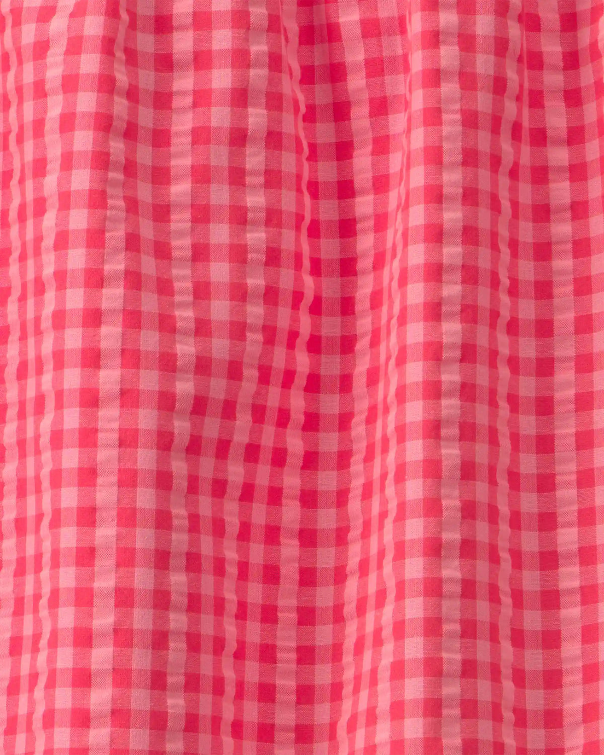 Girls Gingham Tank Top - Pink