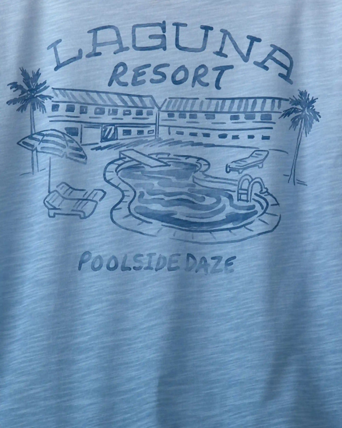 Boys 'Poolside' Ombre Graphic Tee - Blue