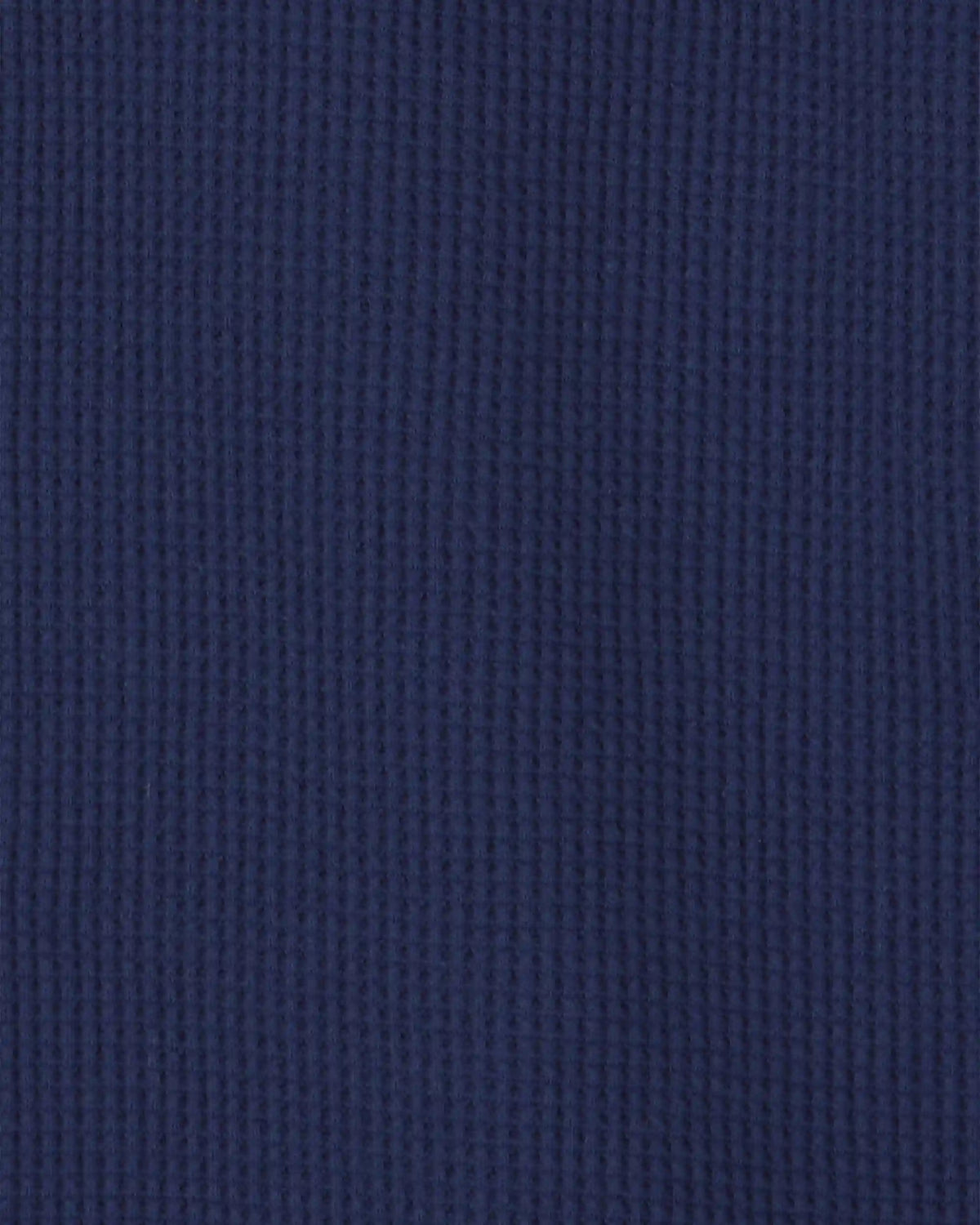 Boys Thermal Long-Sleeve Button-Down Shirt - Navy Blue
