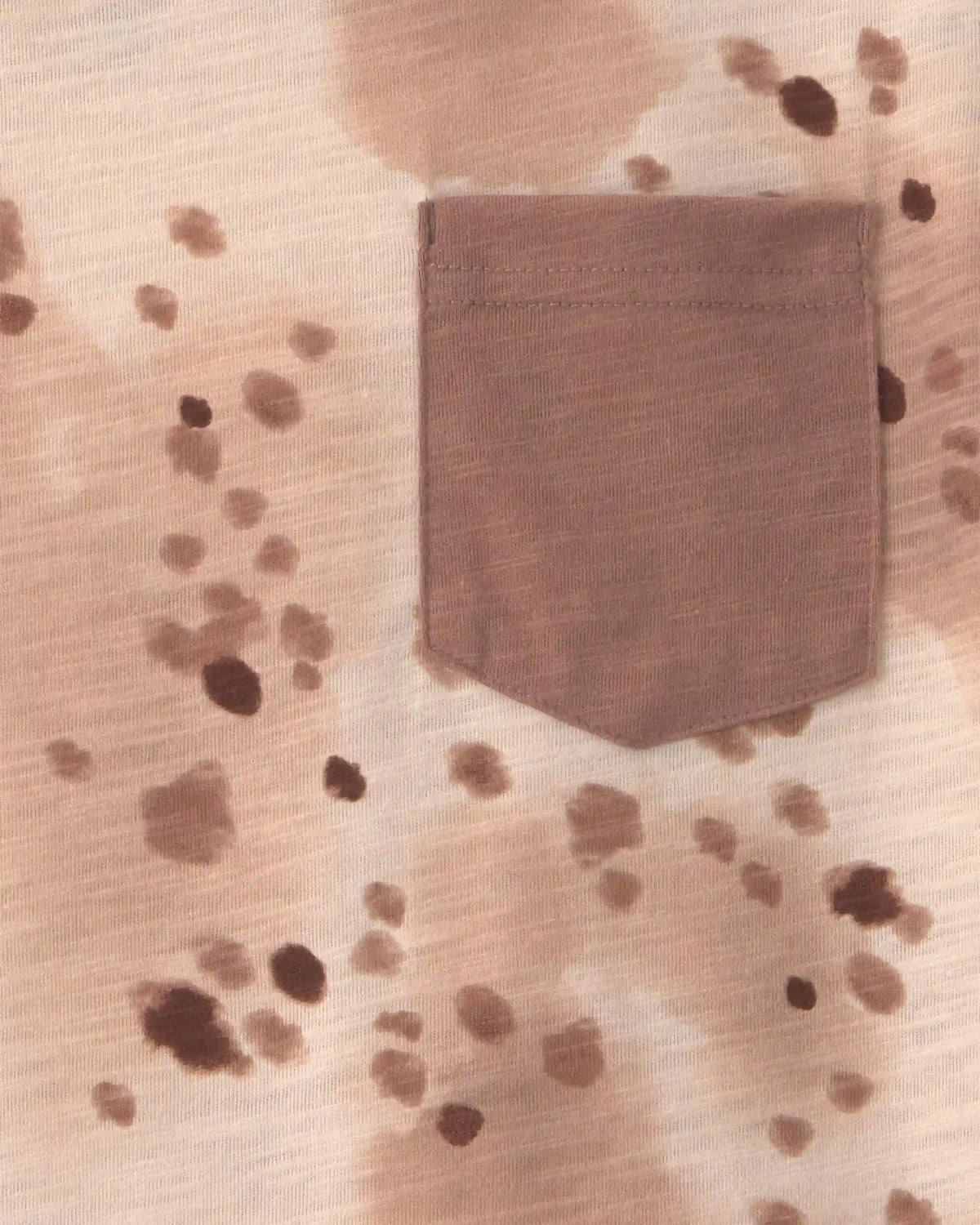 Boys Animal Print T-Shirt - Brown/Cream