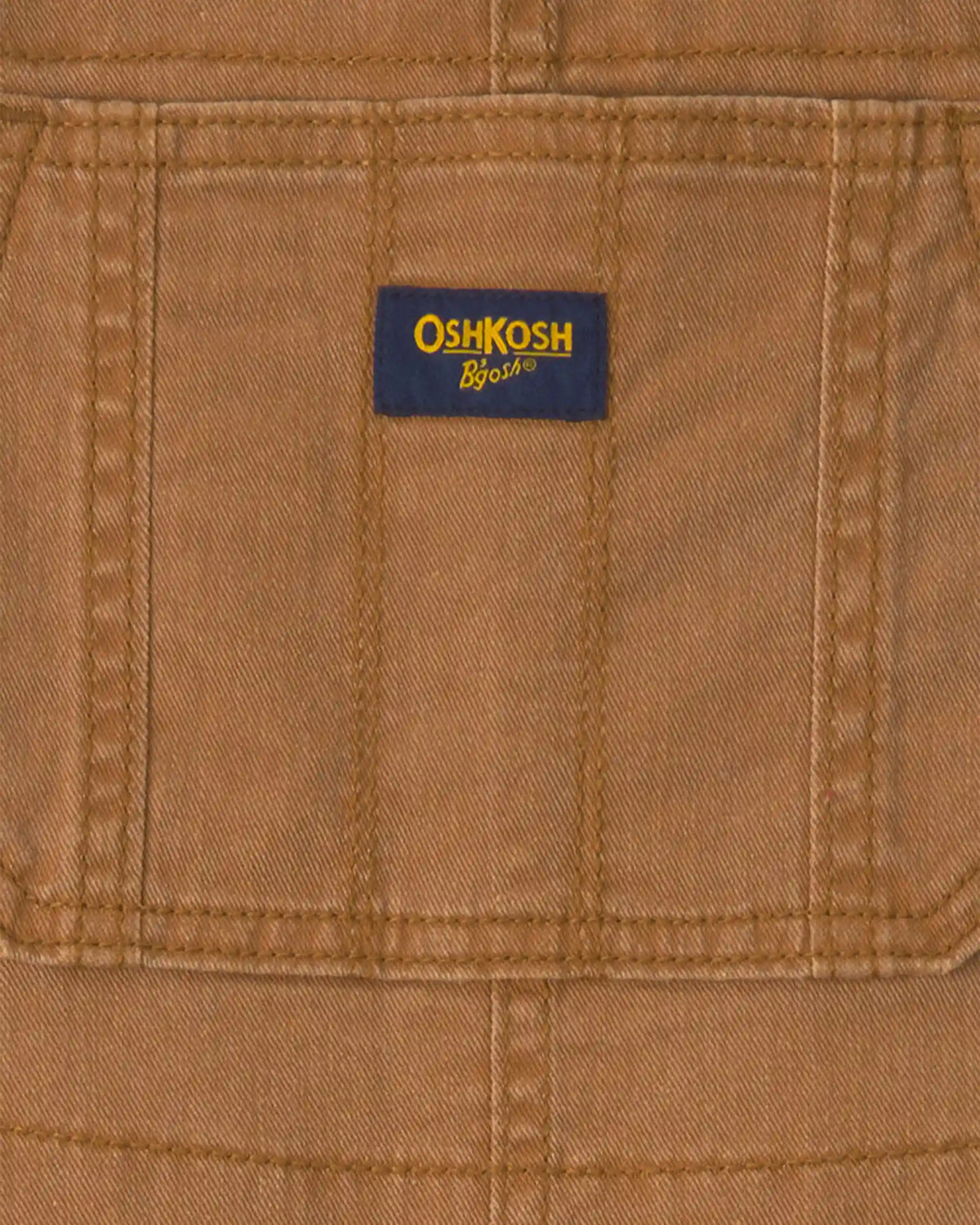 Boys Twill Overalls - Brown