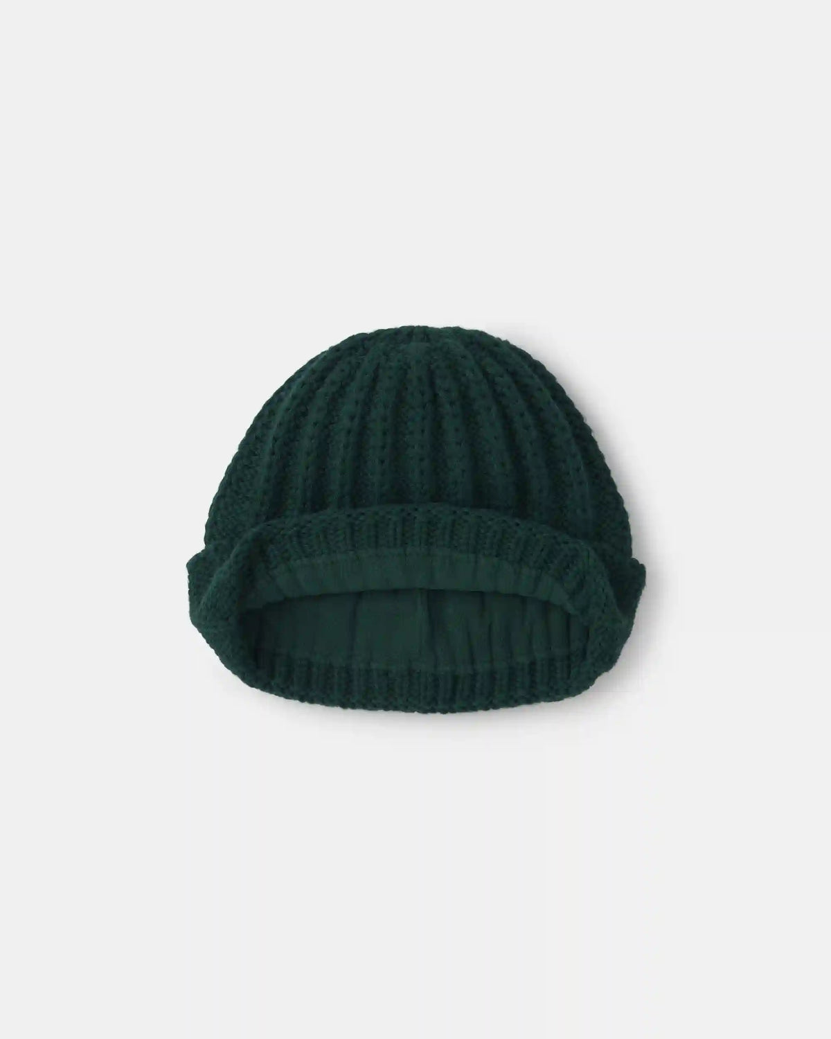 Boys Ribbed Beanie - Green