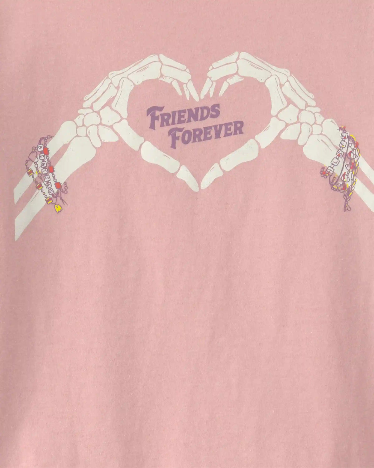 Girls 'Friends Forever' Halloween Long-Sleeve Graphic Tee - Pink