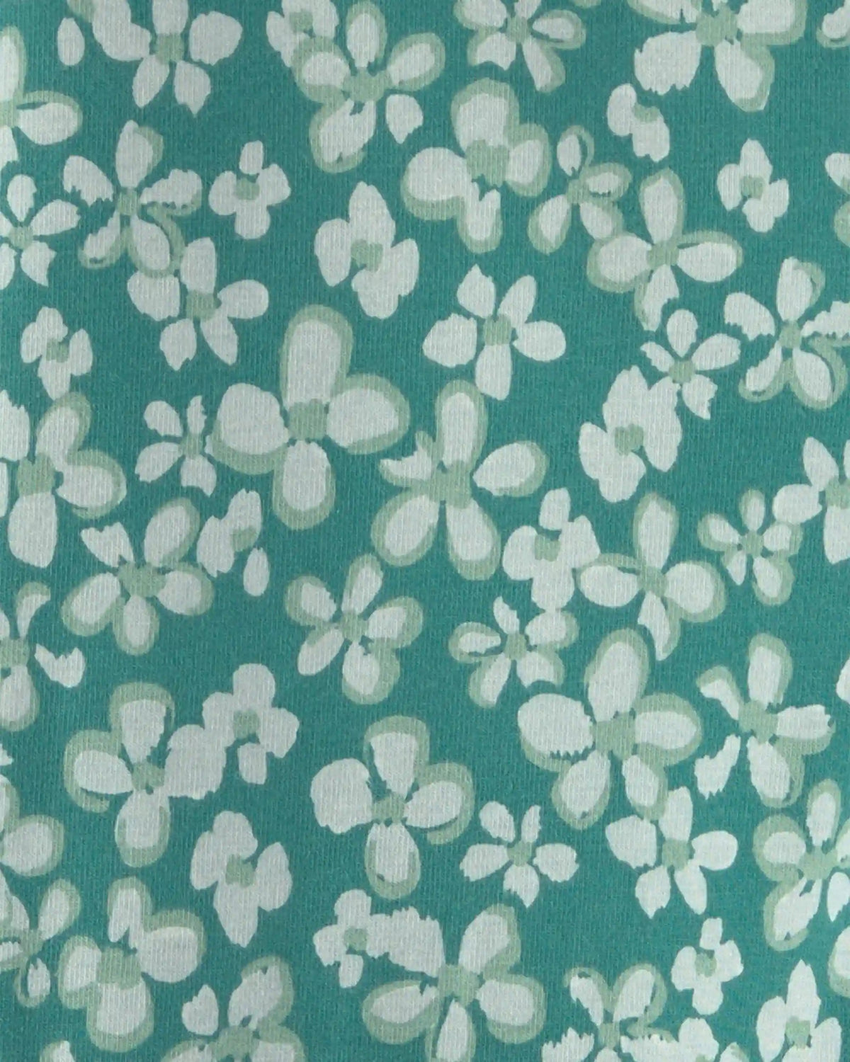 Girls Floral Cotton Pull-On Stretch Flare Leggings - Green