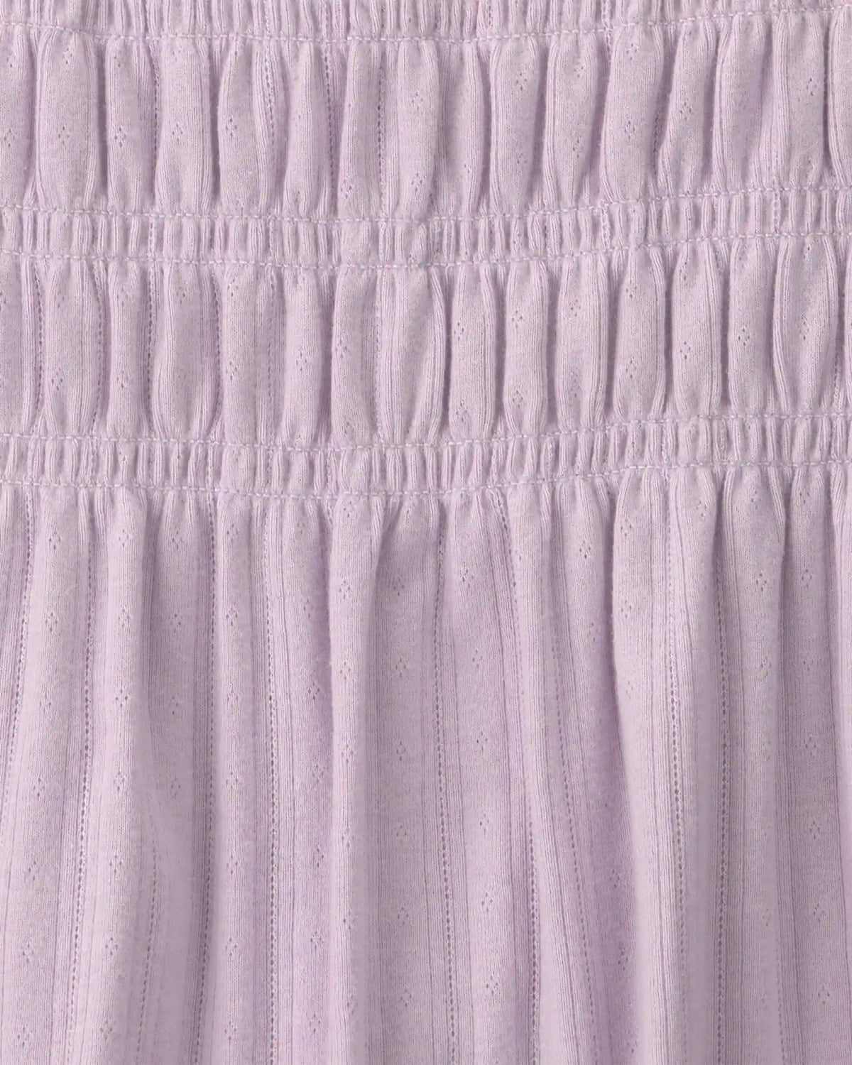Girls Long-Sleeve Peplum Top - Purple