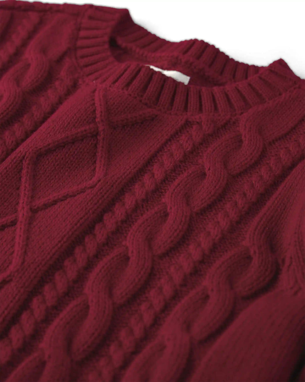 Boys Organic Cotton Cable Knit Sweater