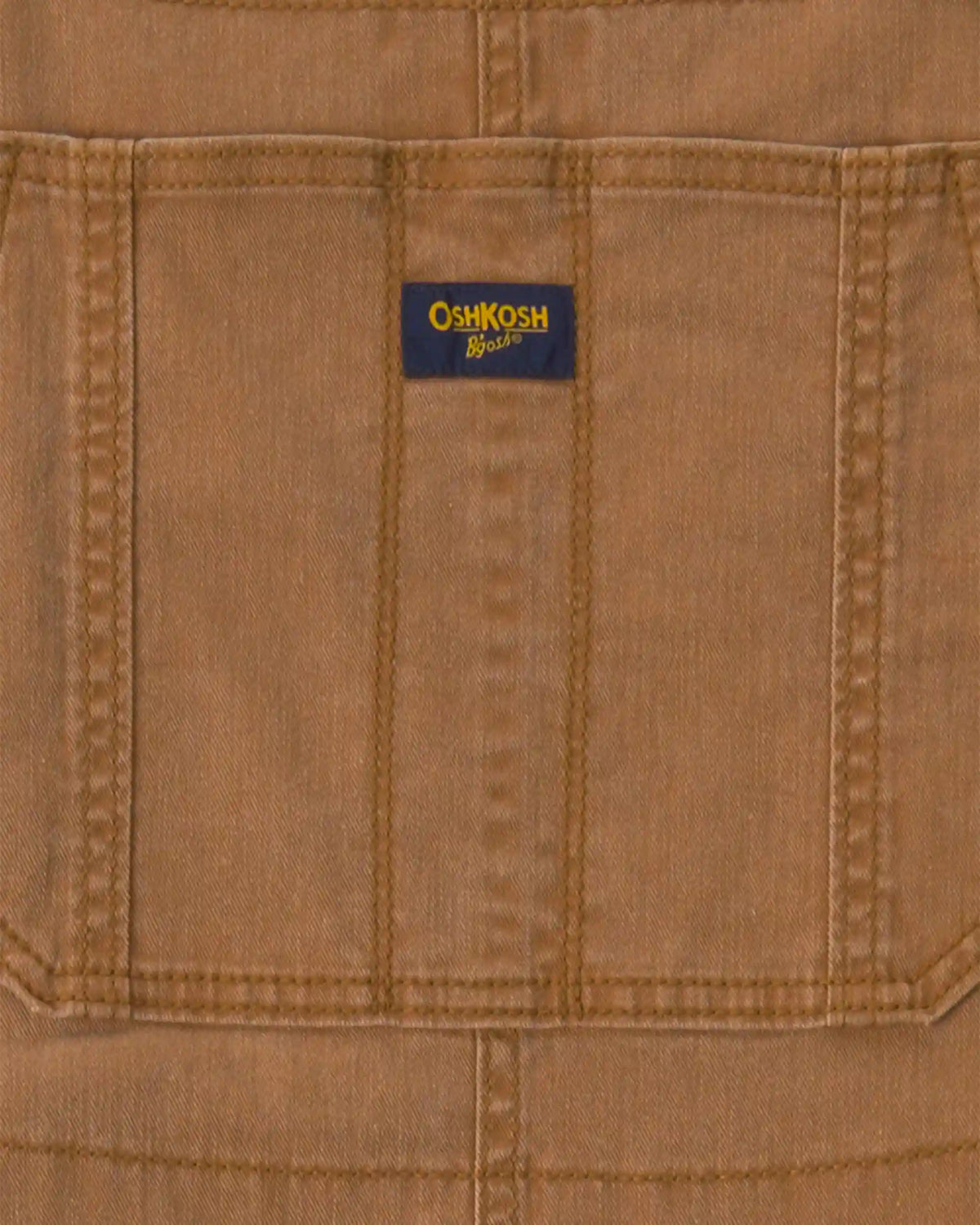 Adult Twill Overalls - Brown