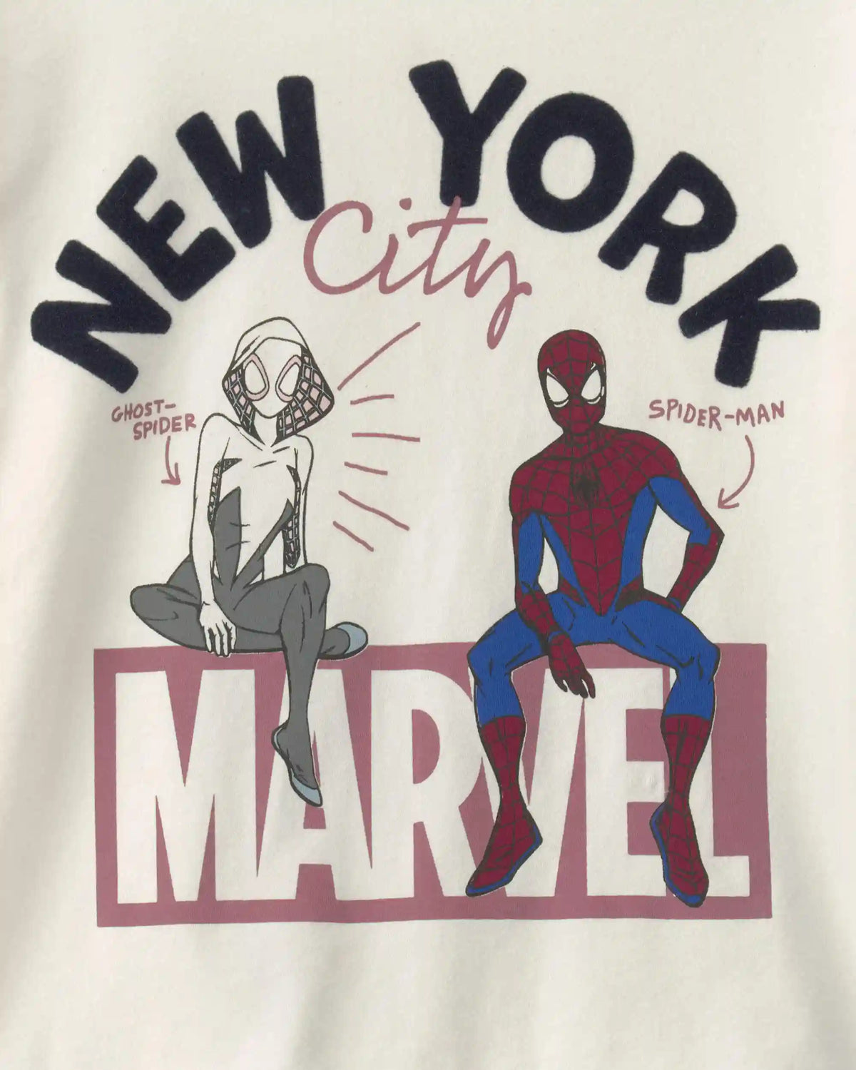 Kids ©Marvel Spider-Man Graphic Tee - Cream