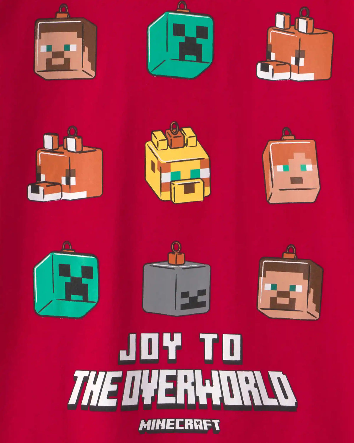 Boys Minecraft® Christmas Long-Sleeve Graphic Tee - Red
