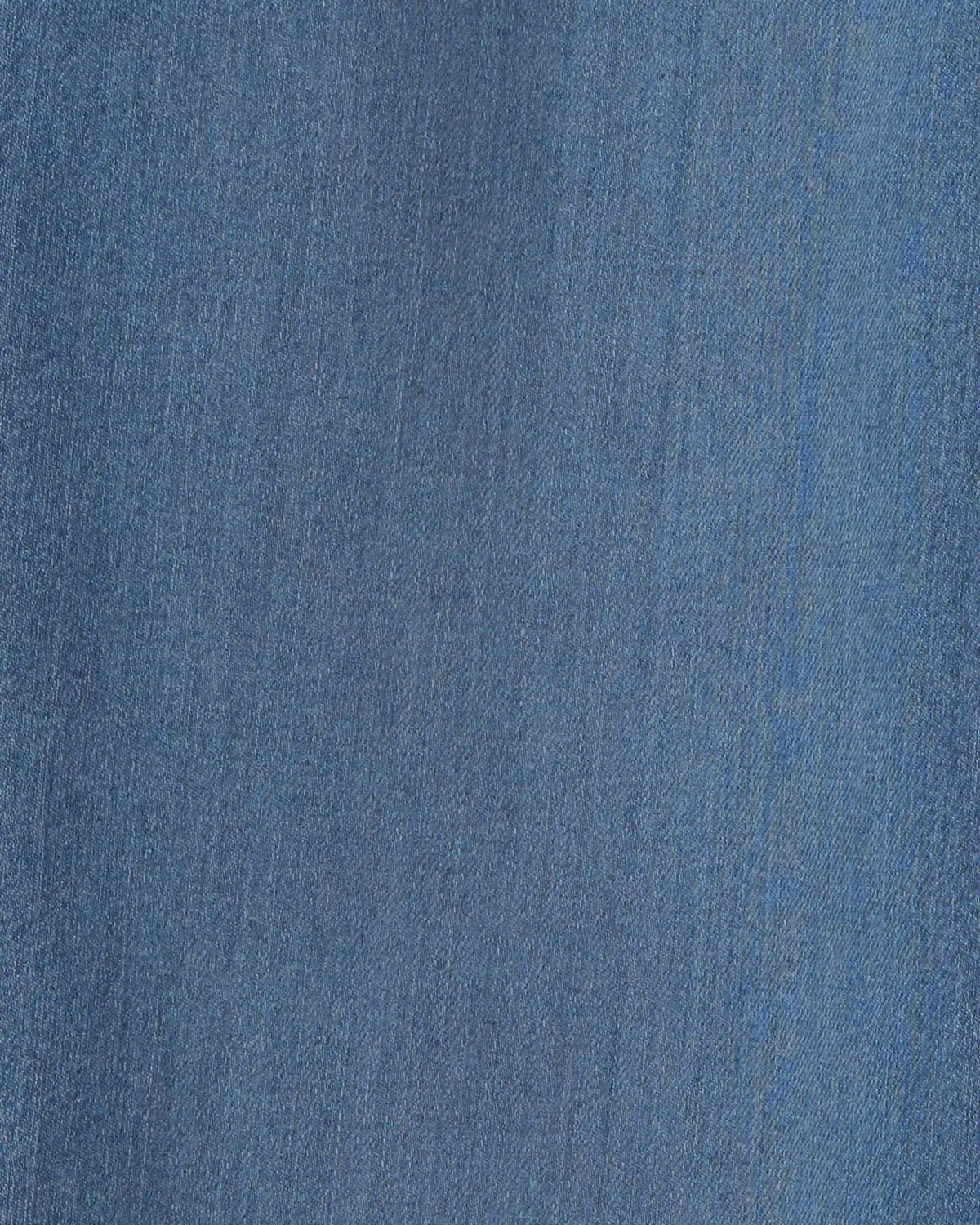 Girls Medium Wash Denim Cuffed Jeans - Blue/Pink
