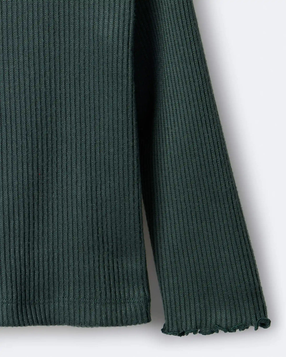 Toddler Girl Mock Neck Long-Sleeve Top - Dark Green