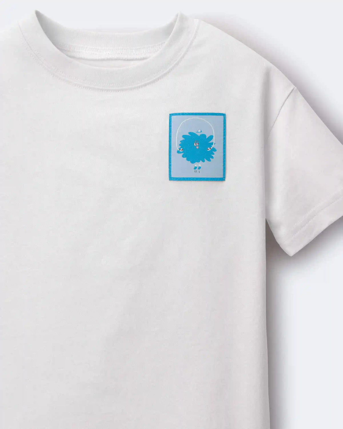 Toddler Squish Relaxed Graphic Tee - White